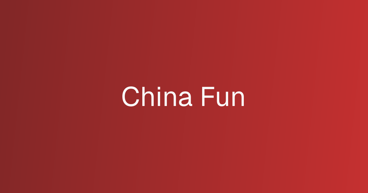 China Fun cover